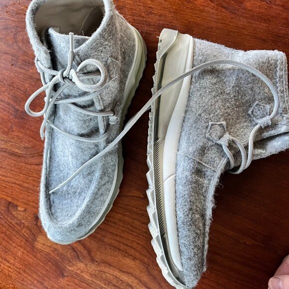 Gaimo Women's Gray Felted Booties-‎ Size 41 (10US) - Picture 8 of 10